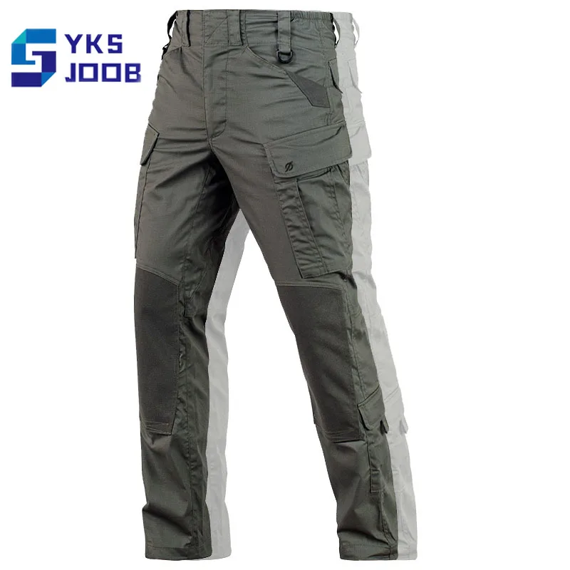 Походные тактические брюки Мужские Походные военные тренировочные брюки с несколькими карманами, открывающиеся для ног, брюки на шнурке для поездок на работу