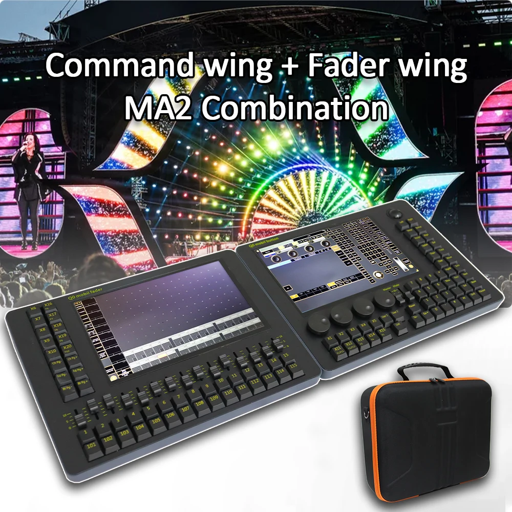 Профессиональное Командное Крыло Fader Wing DMX Controller Stage Moving Head Led Lighting MA2 Console Light Controller Stage DJ Lights
