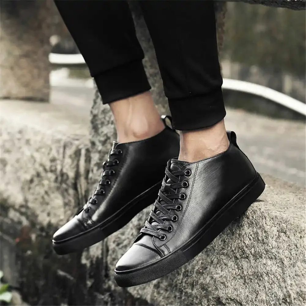 размер 47 36-37, мужские осенние ботинки, мужские черные кроссовки с высоким берцем, ботинки 44 спортивного бренда класса люкс, супер распродажа, прямая поставка XXW3