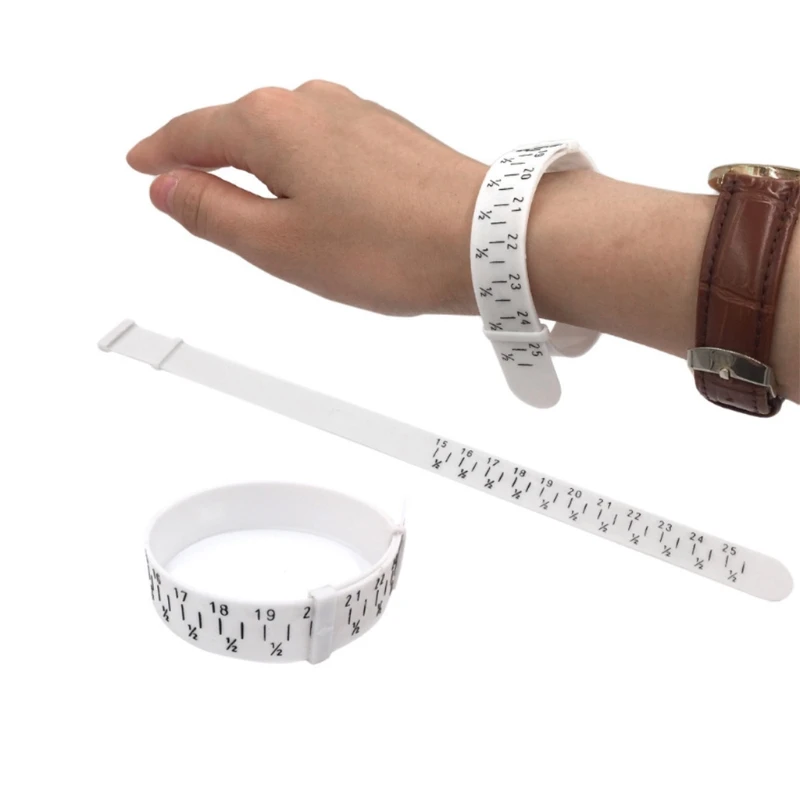 Размер браслета Пластиковый измерительный инструмент для браслета Ручной датчик для изготовления ювелирных изделий
