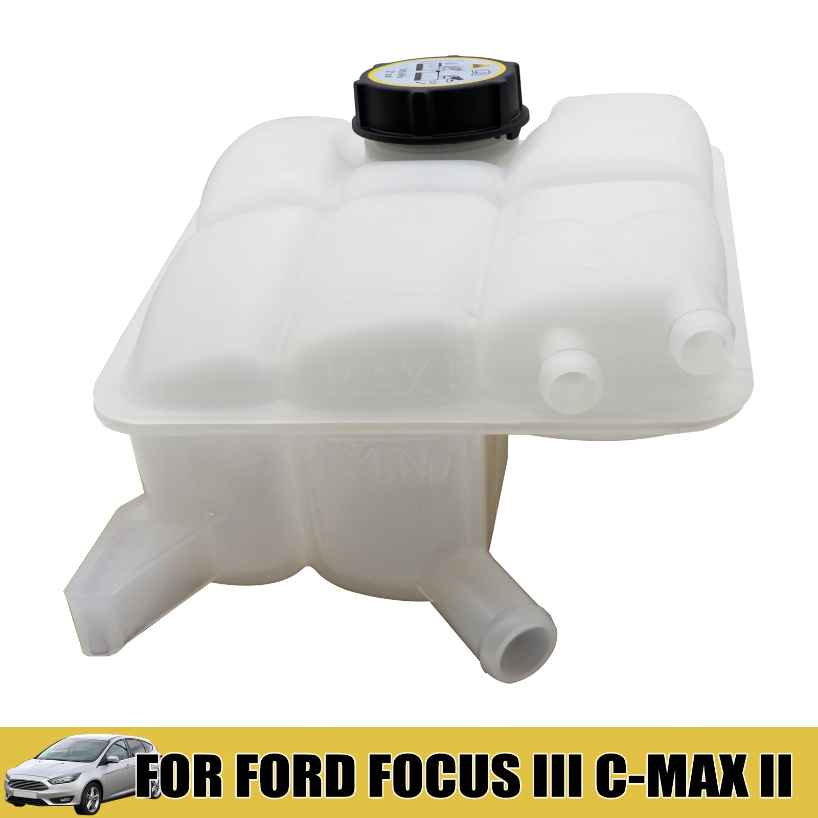 Расширительный Бачок Резервуара Охлаждающей Жидкости Двигателя Для Ford Focus MK3 C Max MK2 Kuga Escape Tourneo Connect 1717053 1717754 2010-2019 Новый