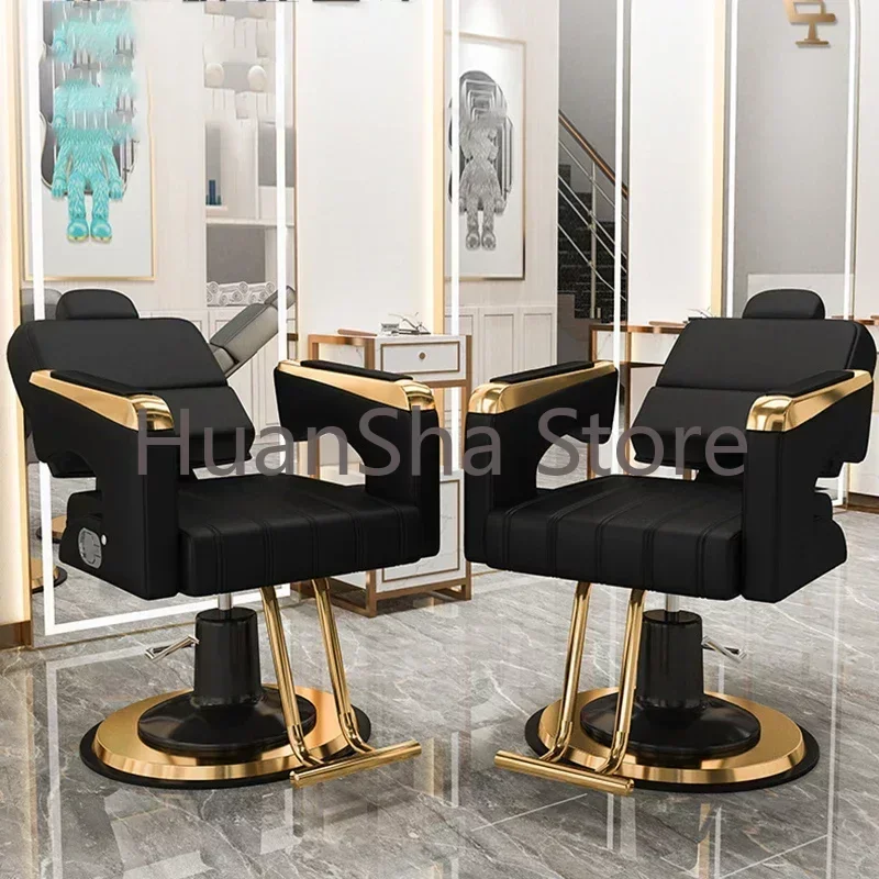 Роскошное профессиональное вращающееся кресло для косметического педикюра, эргономичное парикмахерское кресло, салонная подставка для ног Behandelstoel, Мебель для парикмахерской LJ50BC