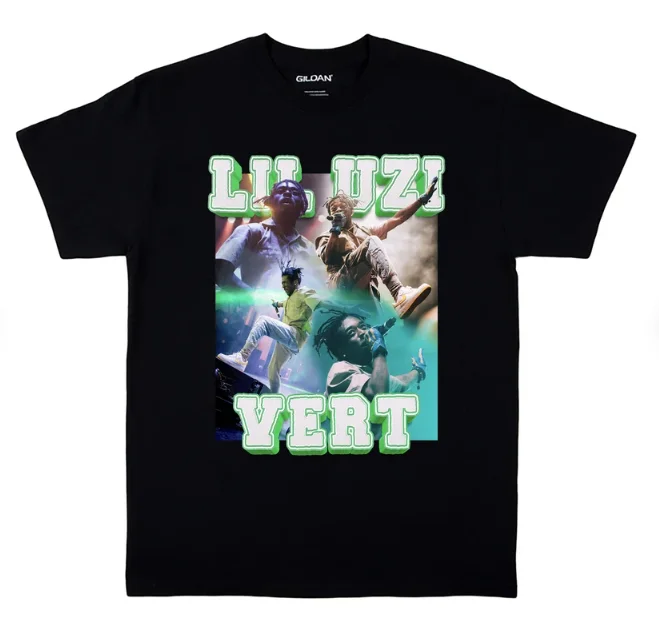 Рэп-футболки Lil Uzi Vert в винтажном стиле