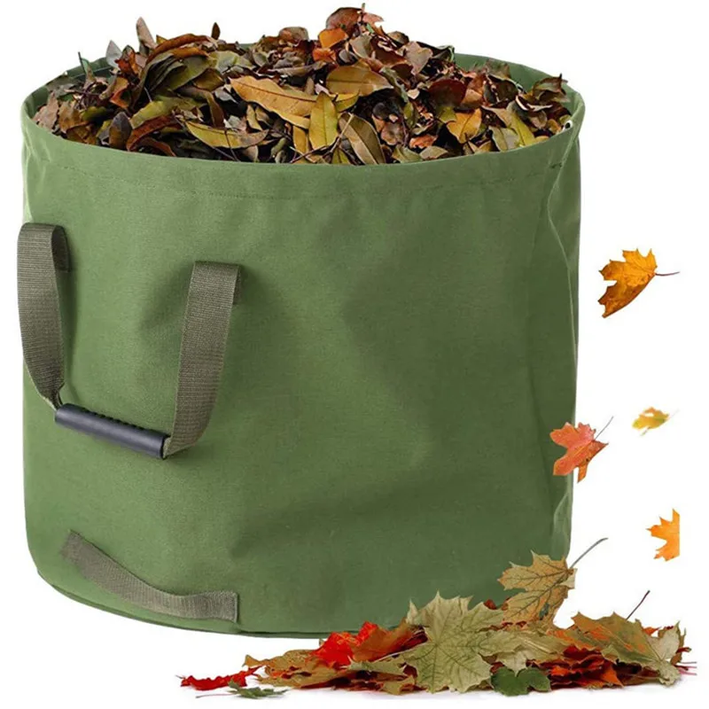 Садовый Водонепроницаемый холст, сумка для хранения опавших листьев, Сумка для сортировки игрушек, инструмент для мусора, Складное Походное снаряжение