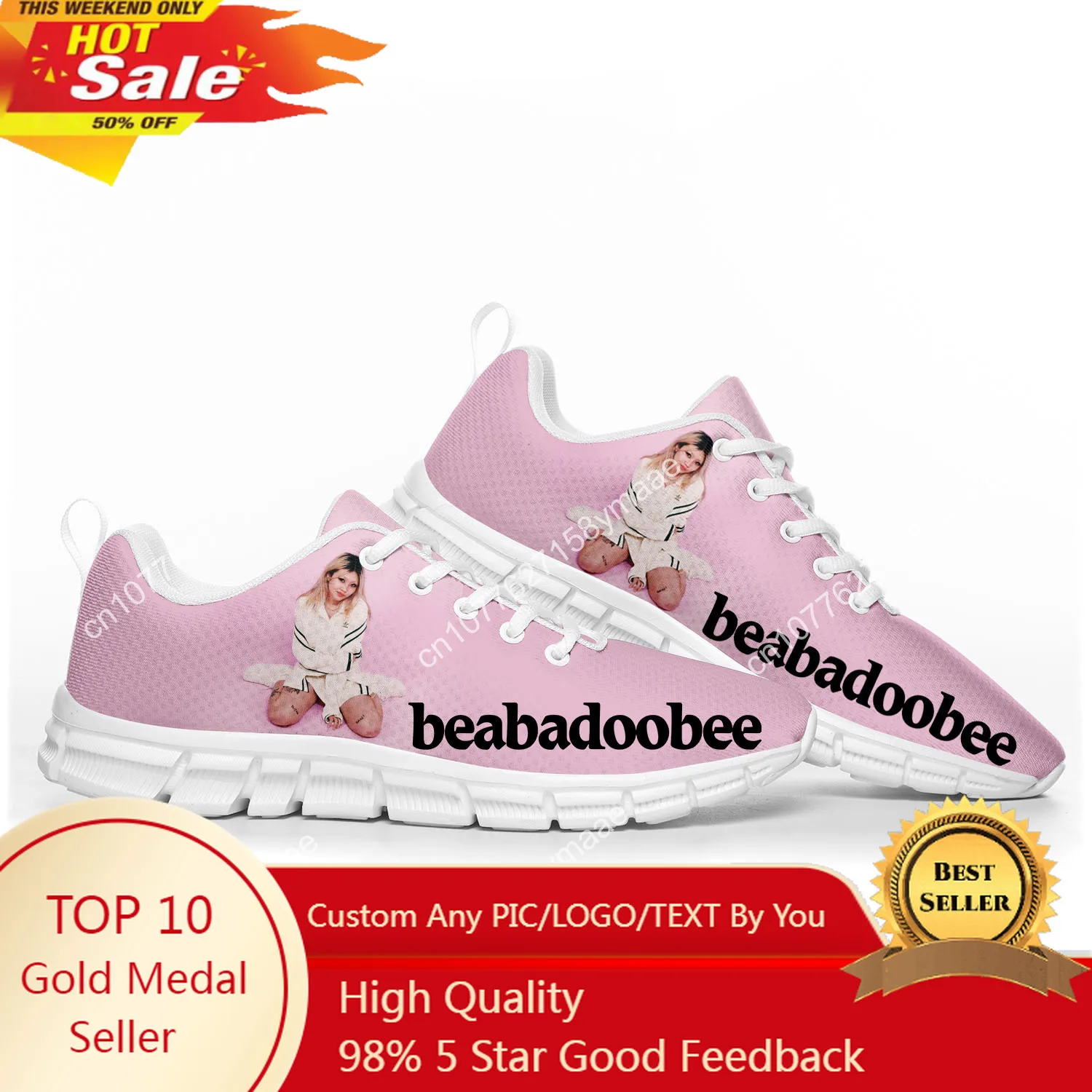 Спортивная обувь Beabadoobee Singer высокого качества Мужские Женские Подростковые Детские кроссовки Legion Sneaker По индивидуальному заказу Пары обуви