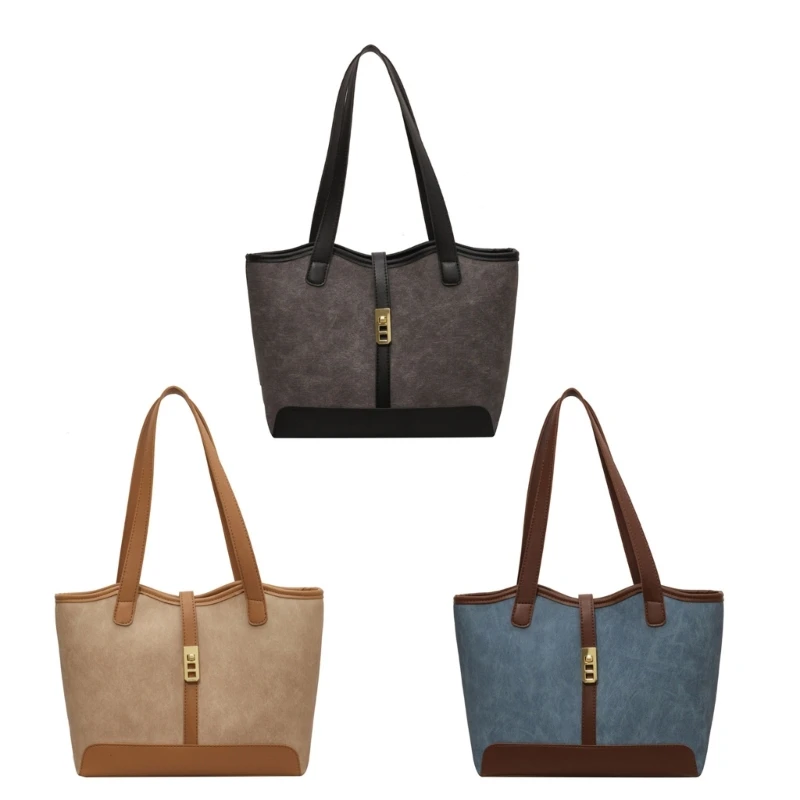 Стильная женская сумка-тоут для повседневного использования, сумка большой емкости, модные и практичные сумки для покупок через плечо