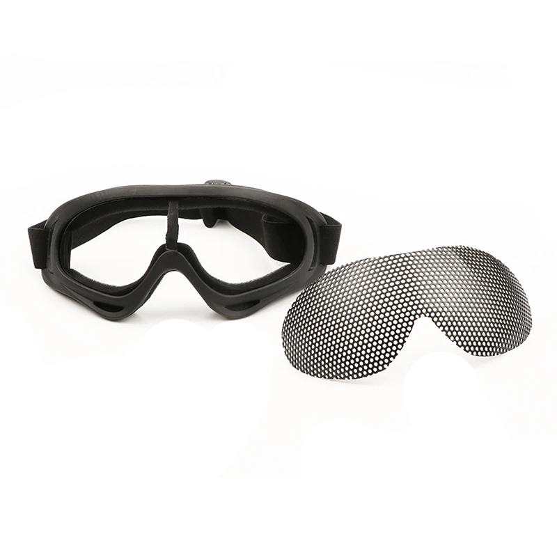 Тактические очки Военные солнцезащитные очки для стрельбы Армейский Страйкбол Пейнтбол Мотоцикл Ветрозащитная защита глаз Wargame Hollow Glasses 