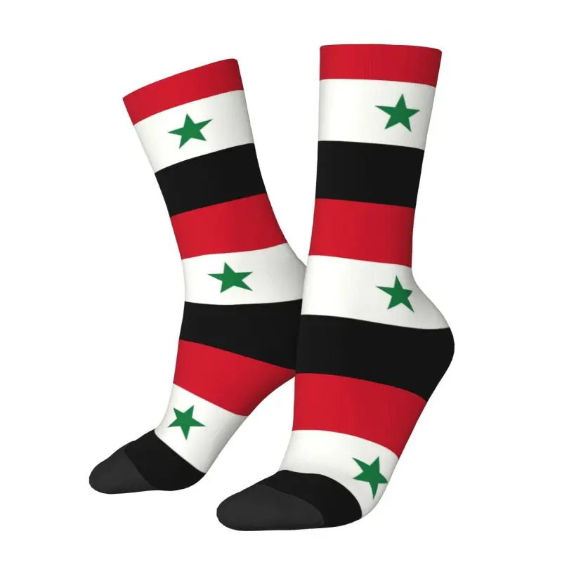 Флаг Сирии Парадные носки Мужские женские Теплые Модные Носки для экипажа