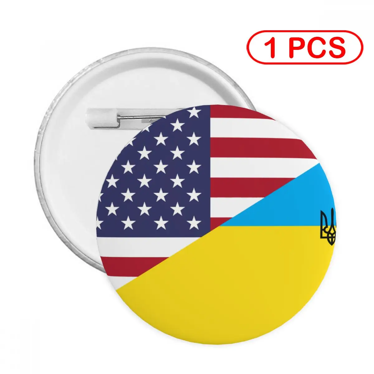 Флаг Украины, украинская булавка с мягкой пуговицей, Настраиваемая брошь, Декоративная булавка для бойфренда