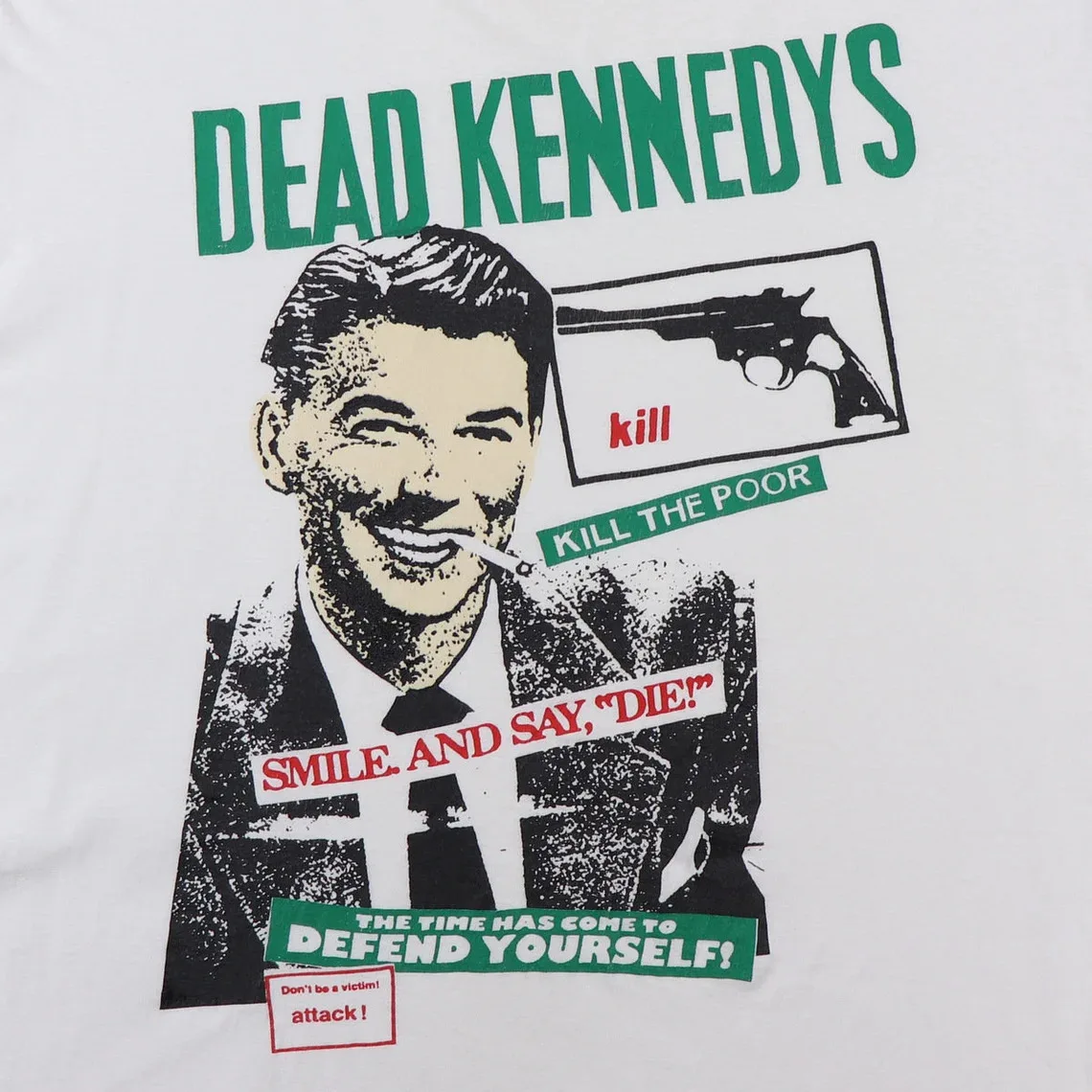 Футболка Dead Kennedys Kill The Poor с коротким рукавом, белая хлопковая мужская от S до 5XL BE874