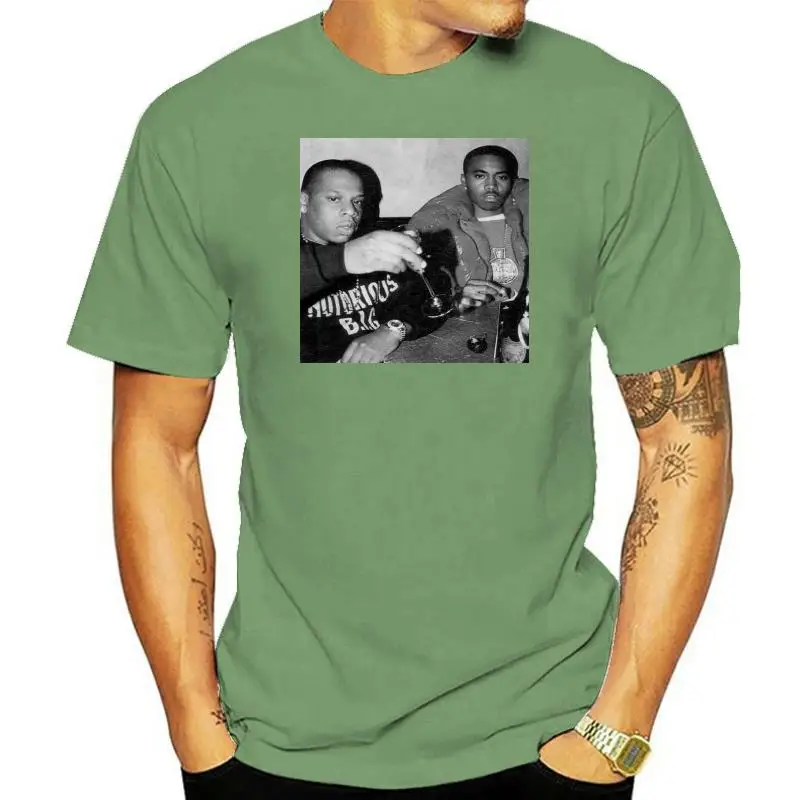 Футболка Jay Z и Nas Hip Hop Rap Legends.