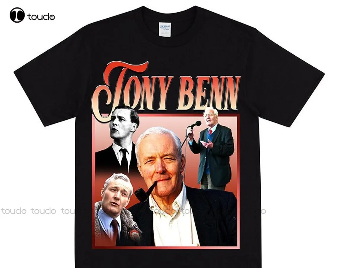 Футболка Tony Benn с героями лейбористской партии, вдохновленными социалистом-лейбористом Беваном Эттли Корбином Бенном.