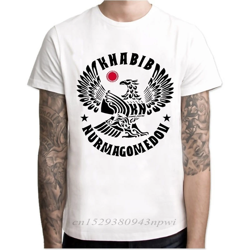 хабиб Нурмагомедов для мужчин Новая мода 2020 Конор Макгрегор oneck футболка фитнес Новинка топ футболка для мужчин Высокое Качество футболки