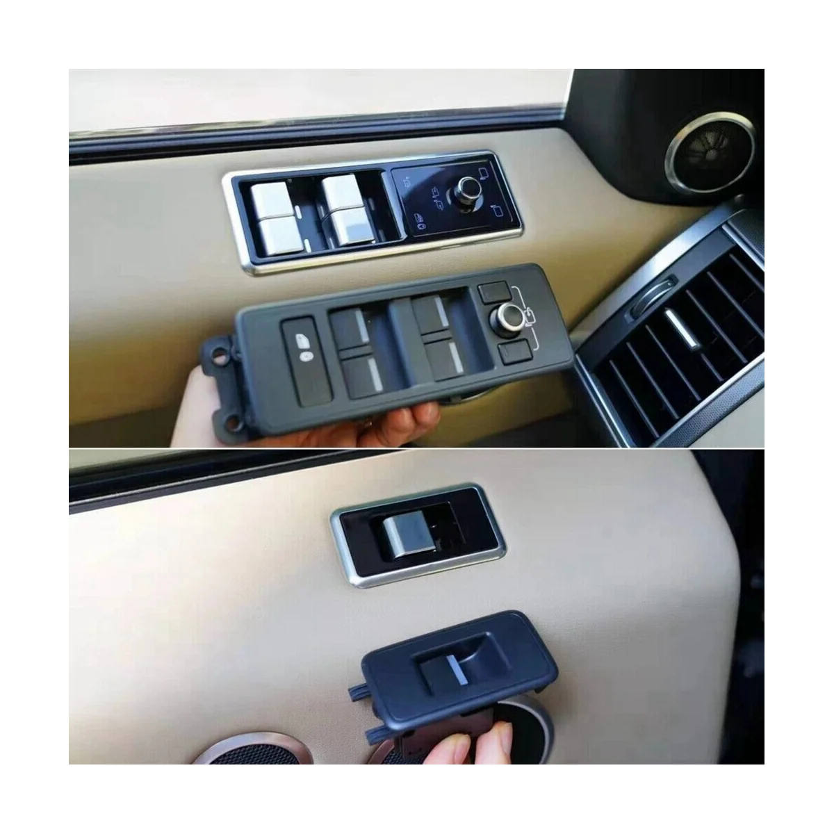Цифровой переключатель окна автомобиля, модифицированный Переключатель ручки дистанционного управления рулевым колесом для L405 2013-2017