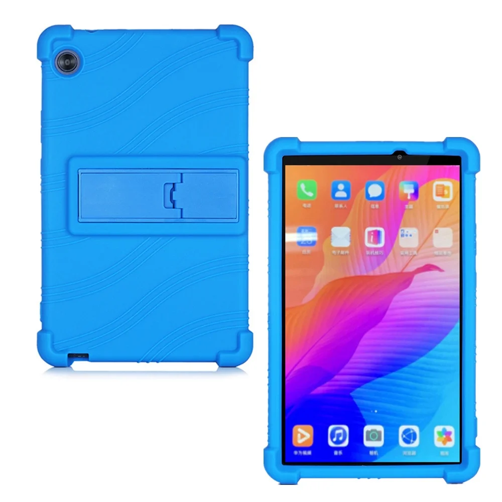 Чехол для Huawei MatePad T8 Tablet Cover Funda Kobe2-L03 KOBE2-L09 kob2-w09 Мягкая Силиконовая Защитная Подставка для всего тела Shell