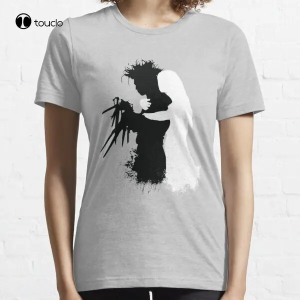 Эдвард Руки-ножницы - футболка Love, изготовленная на заказ, футболка с цифровой печатью для подростков, модная забавная новинка Xs-5Xl